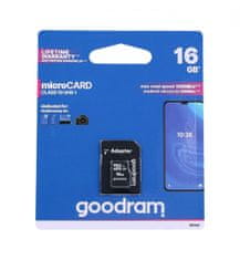 GoodRam Paměťová karta 16 GB Class 10 GDM-10879