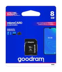 GoodRam Paměťová karta 8GB Class 4 94828