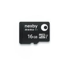 Nexby Paměťová karta micro SDHC 16 GB Class 10 s adaptérem