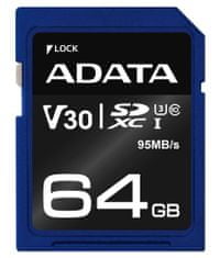 Adata Paměťová karta Premier Pro SDXC 64GB