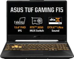 ASUS TUF Gaming F15 (2021), černá (FX506HC-HN111W)