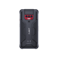 Cubot KingKong 8, odolný smartphone, tvrzený 6,528" displej, 12GB/256GB, baterie 10 600 mAh, stupeň ochrany IP68/IP69, černo-červený