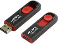 HADEX ADATA flashdisk 16GB USB 2.0 C008 černo/červená (potisk)