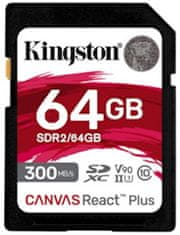Canvas React Plus Secure Digital (SDXC), 64GB (SDR2/64GB)