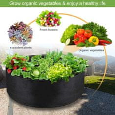 Netscroll Látkový zahradní záhon pro bujný a rychlý růst rostlin, květinový záhon, robustní záhon z odolného vzdušného plátna, ideální pro brambory, květiny a všechny druhy zeleniny, GardenGrowBag