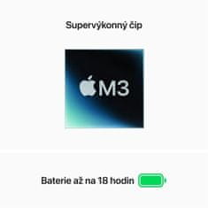 Apple MacBook Air 15 M3 16 GB / 512 GB, 10-core GPU (MXD13SL/A) SK Space Grey