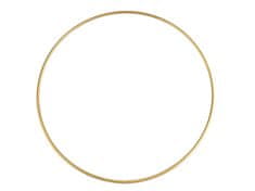 Kovový kruh na lapač snů / k dekorování Ø30 cm - zlatá