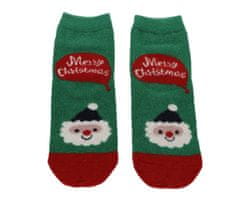 Veselé vánoční kotníkove ponožky 35-38