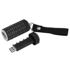 Indivo LokenToken duální USB 3.0 flash disk, černý, 32GB, OTG - USB-C
