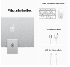 Apple iMac 24" 4,5K Retina M1 (MGTF3SL/A) stříbrná, SK layout