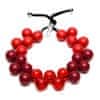 Ballsmania Originální náhrdelník C206SEAS-020 - Rosso - Bordeaux - Rosso trasparete - Rosso