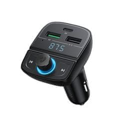 Ugreen CD229 Bluetooth FM Transmitter autonabíječka 3x USB 4.8A, černá