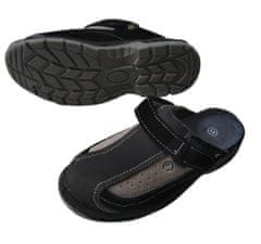 All-Ride Pevné černošedé truckerské sandály, velikost 41