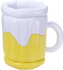 TWM držák na pivo sklenice na pivo žlutá a bílá 30 cm