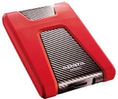 Adata HD650, USB3.1 - 1TB, červená (AHD650-1TU31-CRD)