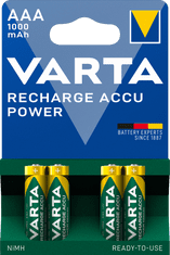 Nabíjecí baterie Power 4 AAA 1000 mAh R2U 5703301404