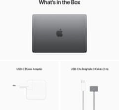 Apple MacBook Air 13, M2 8-core, 24GB, 256GB, 8-core GPU, vesmírně šedá (M2, 2022) (Z15S0025B)