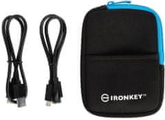 Kingston IronKey Vault Privacy 80 - 960GB, modrá (IKVP80ES/960G)
