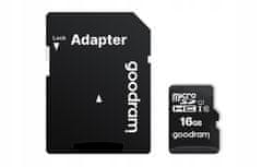 Paměťová karta M1AA microSDHC 16 GB + SD adaptér