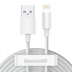 BASEUS 2x USB Lightning na iPhone 2,4A 1,5m kabel