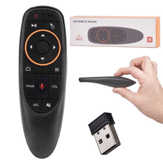 Aga Dálkové ovládání Air Mouse G10 Smart TV Box Mikrofon X9