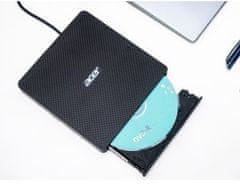 Acer Portable DVD Writer USB-C | Read: 24X/ DVD-ROM Read: 8X | Burn speed: CD-R: 24X CD-RW: 16X,DVD-R,8X,DVD-RW 6X