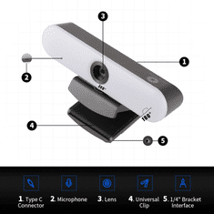 CEL-TEC W01 - Full HD LED webkamera