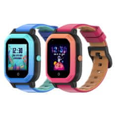 CEL-TEC KT20 Blue-Pink dětské 4G hodinky s GPS lokátorem a fotoaparátem