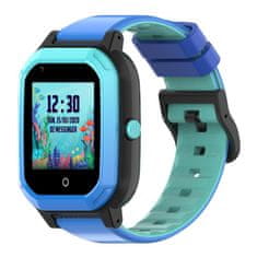 CEL-TEC KT20 Blue-Pink dětské 4G hodinky s GPS lokátorem a fotoaparátem