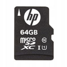 HP Paměťová karta microSDXC HP 64 MB + adaptér