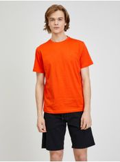 Lerros Oranžové pánské basic tričko LERROS S